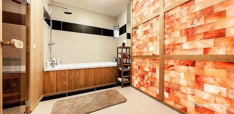 Natural Crystal Himalayan Salt Tiles for Spa Walls and Meditation Rooms
